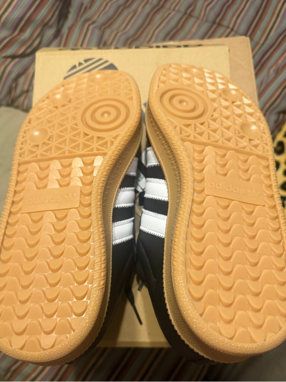 adidas Black White Gum Women's Athletic Shoes - Picture 7 of 8